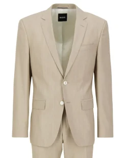 Herren Anzug mit Schurwolle H-HUGE Slim Fit