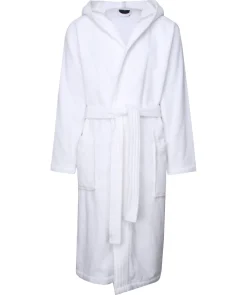 Herren Bademantel mit Kapuze