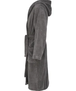 Herren Bademantel mit Kapuze
