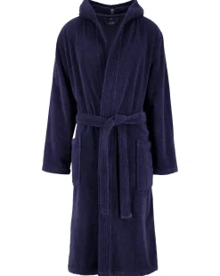 Herren Bademantel mit Kapuze