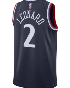 Herren Basketballtrikot NBA KAWHI LEONARD LA CLIPPERS 2024/25 SWINGMAN ICON EDITION