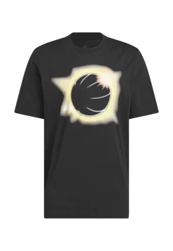Herren Basketball-T-Shirt ECLIPSED GRAPHIC Loose Fit