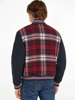 Herren Bomberjacke VARSITY mit Wolle