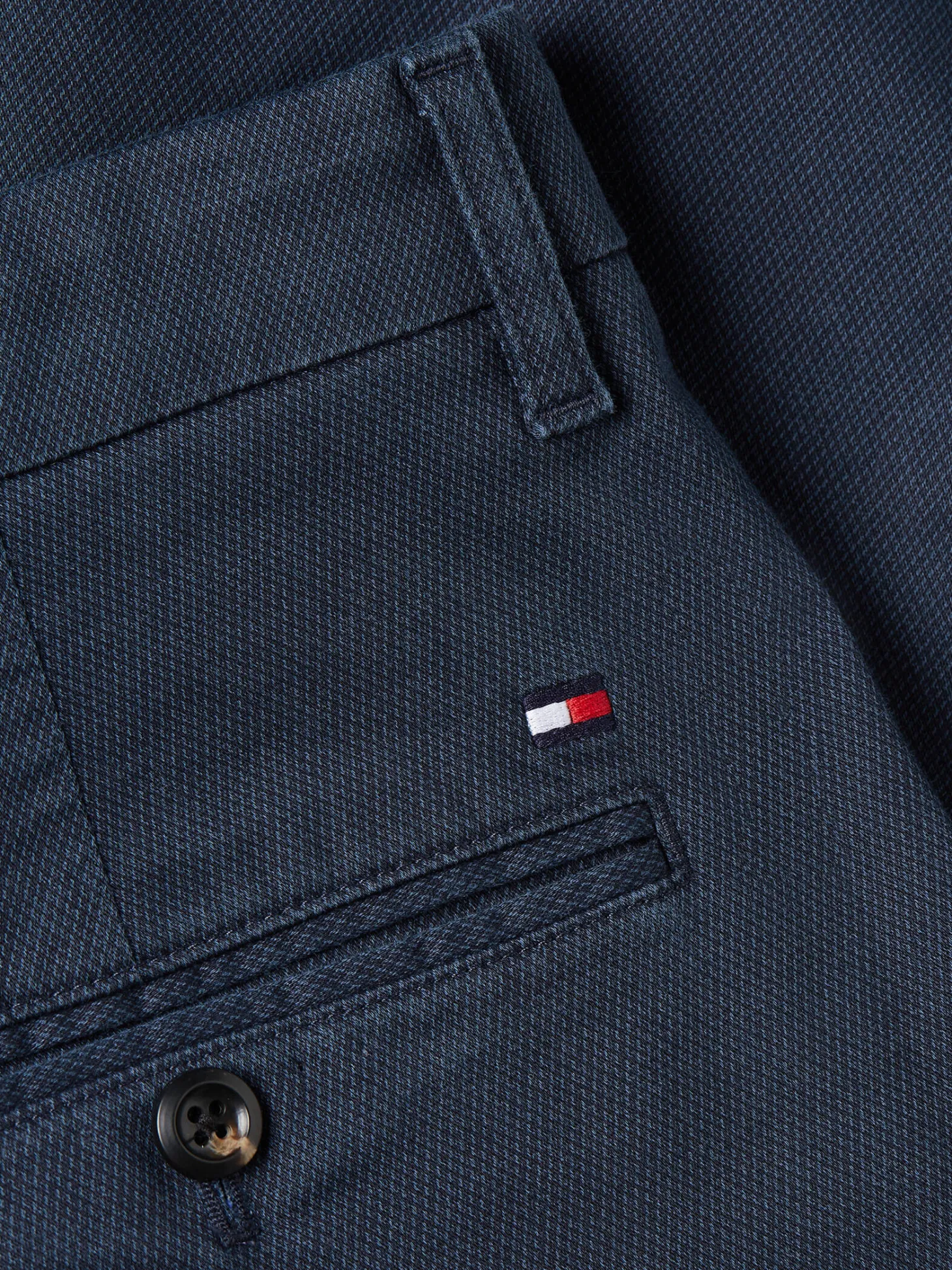 Herren Chinohose BLEECKER PRINTED STRUCTURE Slim Fit