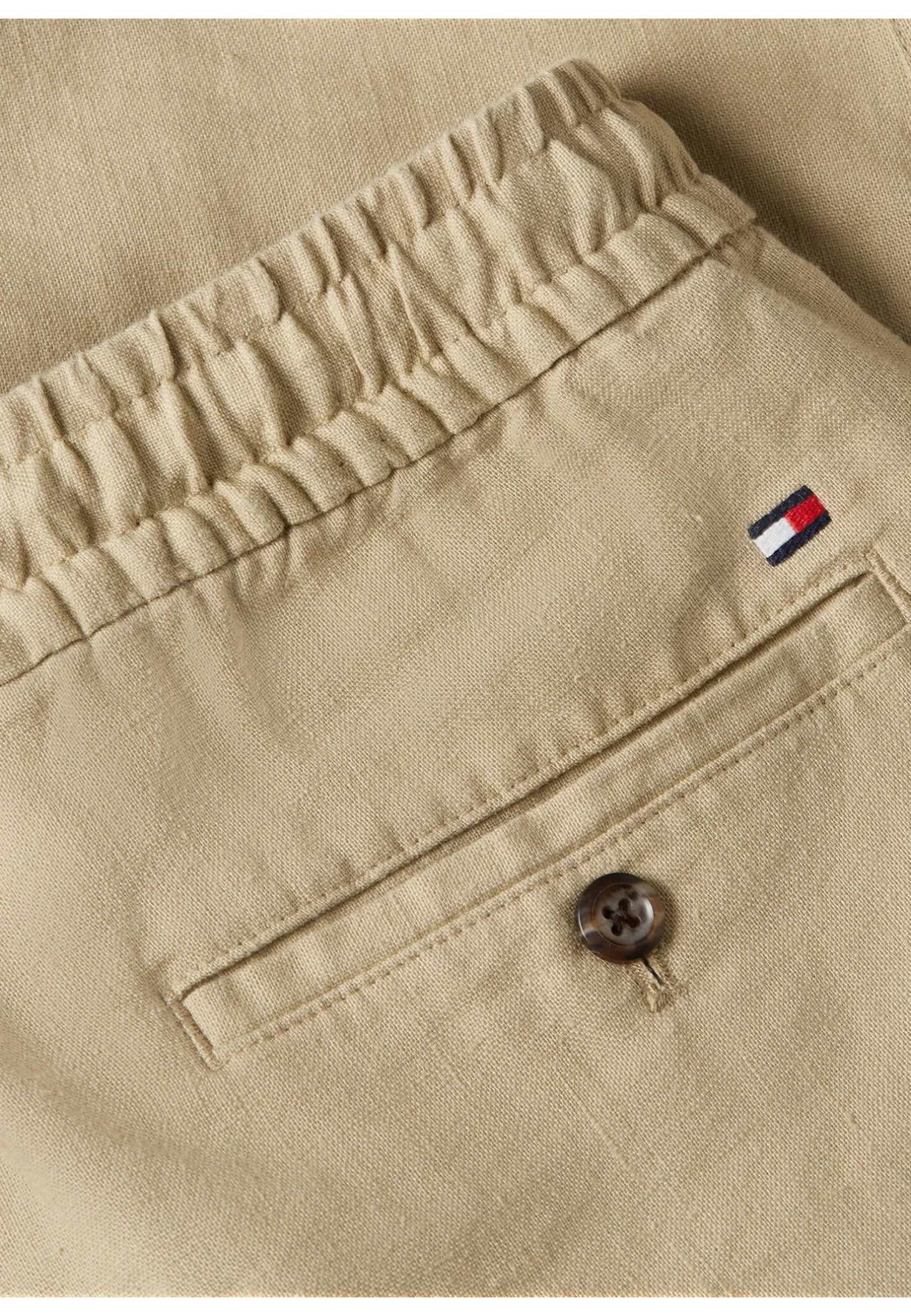 Herren Chinohose mit Leinen HARLEM SORONA LINEN Relaxed Tapered Fit