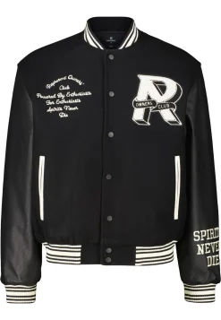 Herren Collegejacke mit Wolle