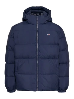 Herren Daunenjacke mit Kapuze ESSENTIAL Regular Fit