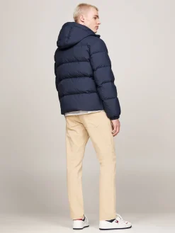 Herren Daunenjacke mit Kapuze ESSENTIAL Regular Fit