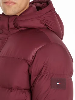 Herren Daunenjacke mit Kapuze MIX DOWN PUFFER Regular Fit