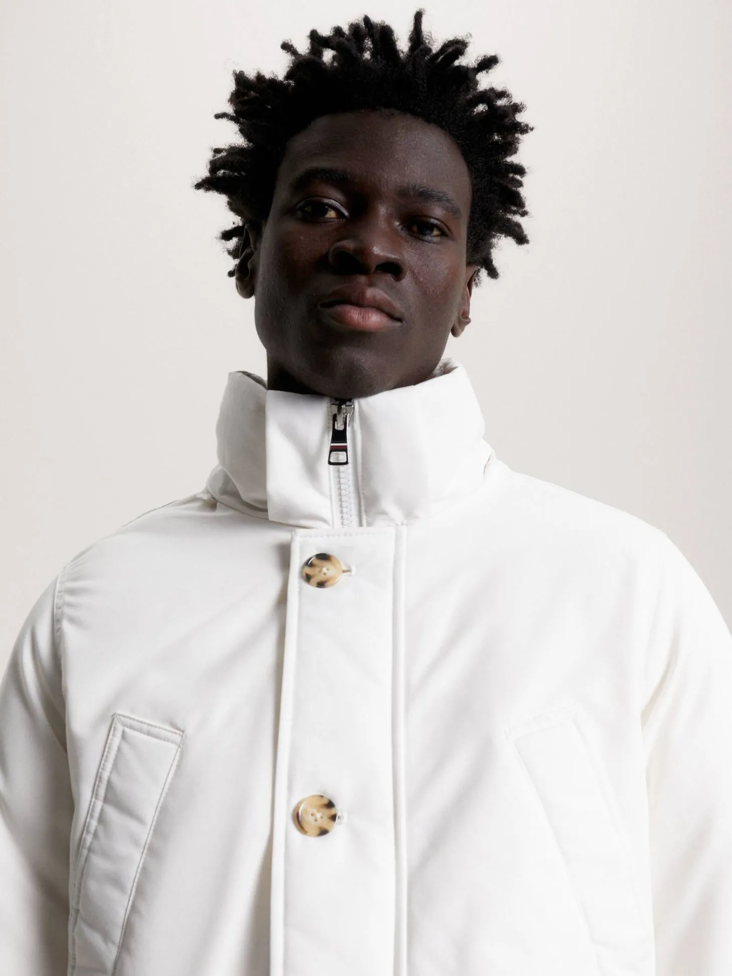 Herren Daunenjacke mit Kapuze ROCKIE NON FUR DOWN PARKA