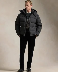 Herren Daunenjacke mit Kapuze