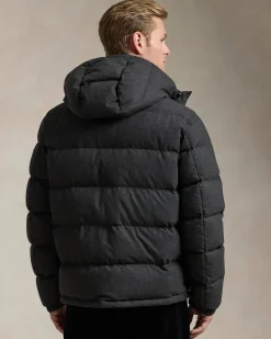 Herren Daunenjacke mit Kapuze