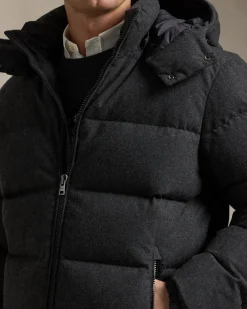 Herren Daunenjacke mit Kapuze