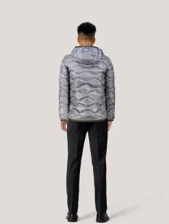 Herren Daunenjacke mit Kapuze WAVE Regular Fit