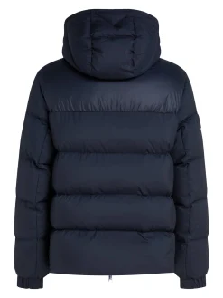 Herren Daunenjacke mit Kapuze MIX DOWN PUFFER Regular Fit