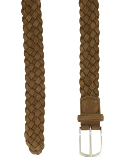Herren Flechtgürtel aus Nubukleder