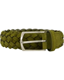 Herren Flechtgürtel aus Nubukleder