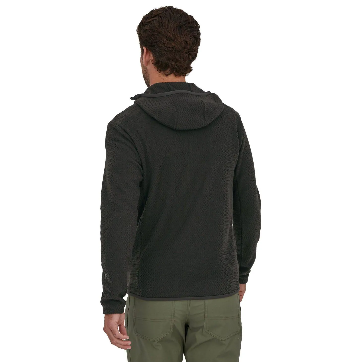 Herren Fleecejacke MEN'S R1 AIR FULL-ZIP HOODY Slim Fit