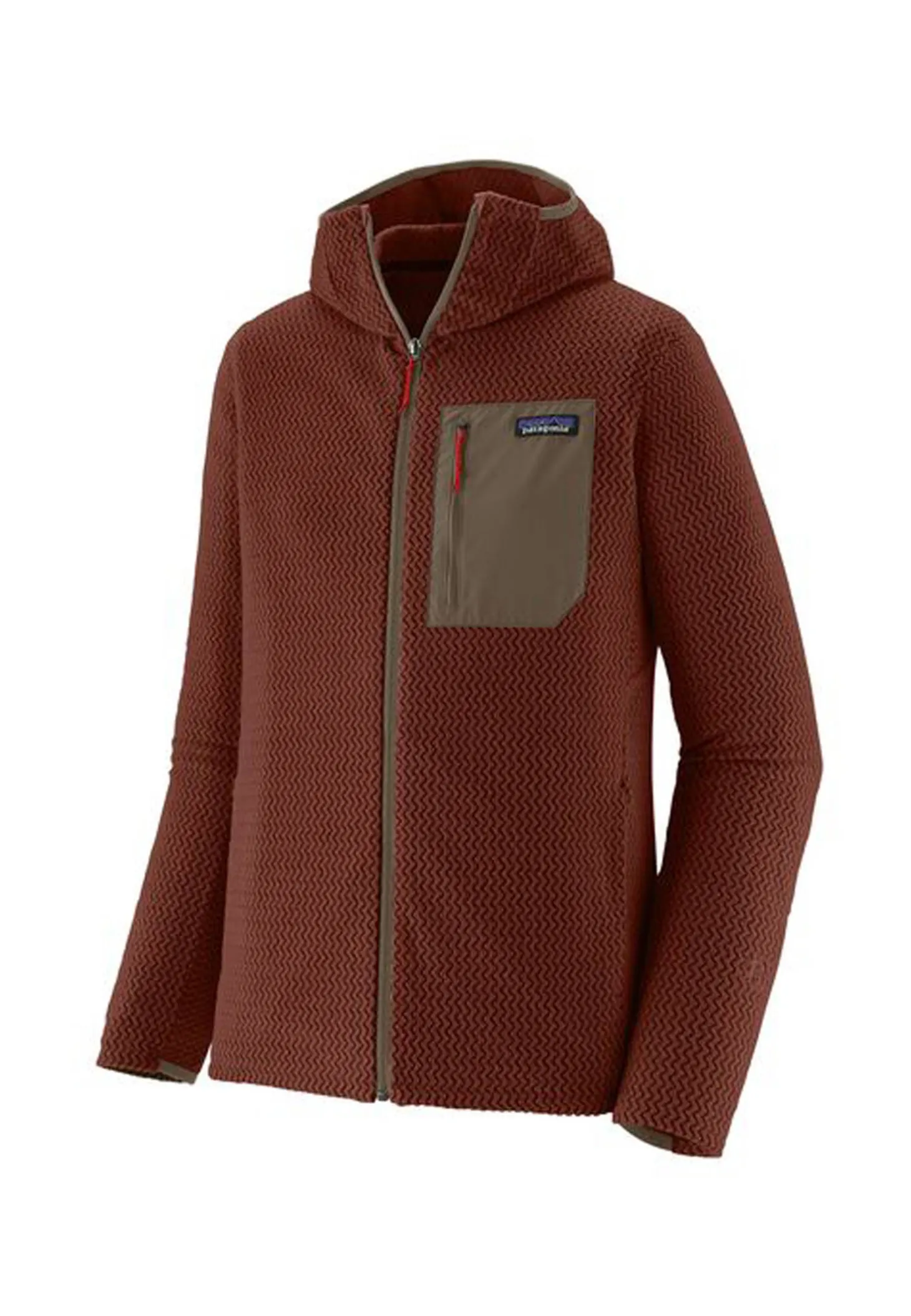 Herren Fleecejacke mit Kapuze MS R1 AIR FULL-ZIP HOODY