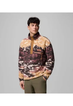 Herren Fleecepullover HELVETIA II PRINTED HALF SNAP FLEECE