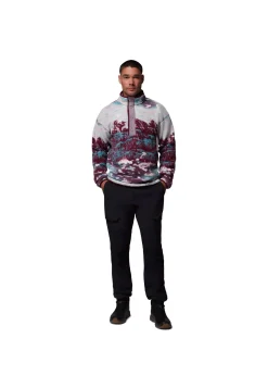 Herren Fleecepullover HELVETIA II PRINTED HALF SNAP FLEECE
