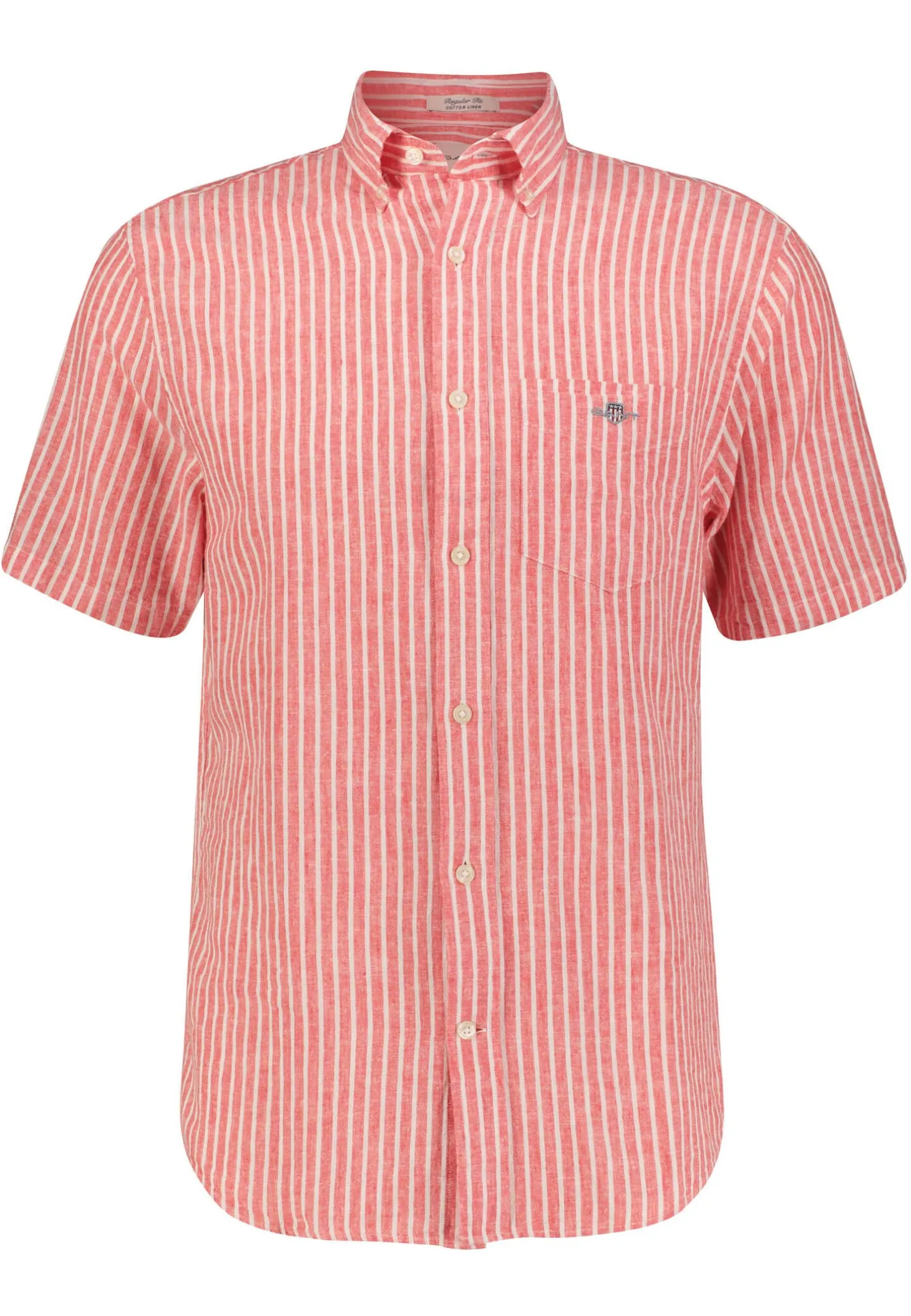 Herren Freizeithemd aus Leinen-Baumwoll-Mix Regular Fi