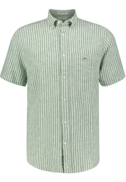 Herren Freizeithemd aus Leinen-Baumwoll-Mix Regular Fi