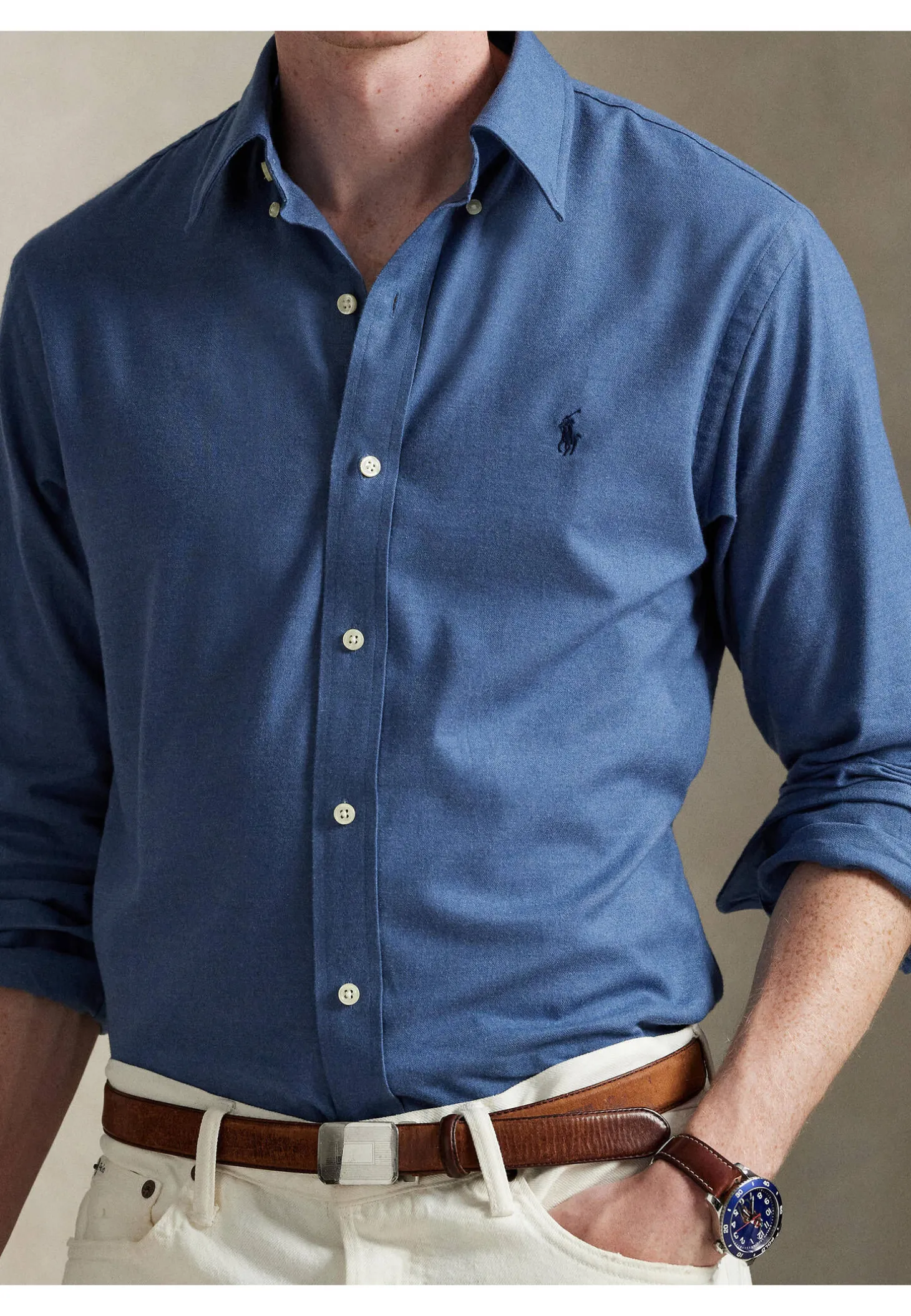 Herren Freizeithemd Custom Fit