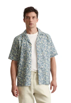 Herren Freizeithemd mit Leinen