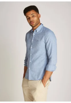 Herren Freizeithemd mit Leinen Regular Fit