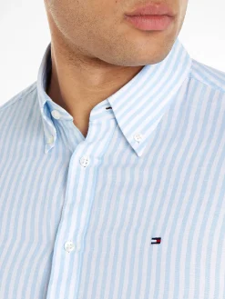 Herren Freizeithemd mit Leinen