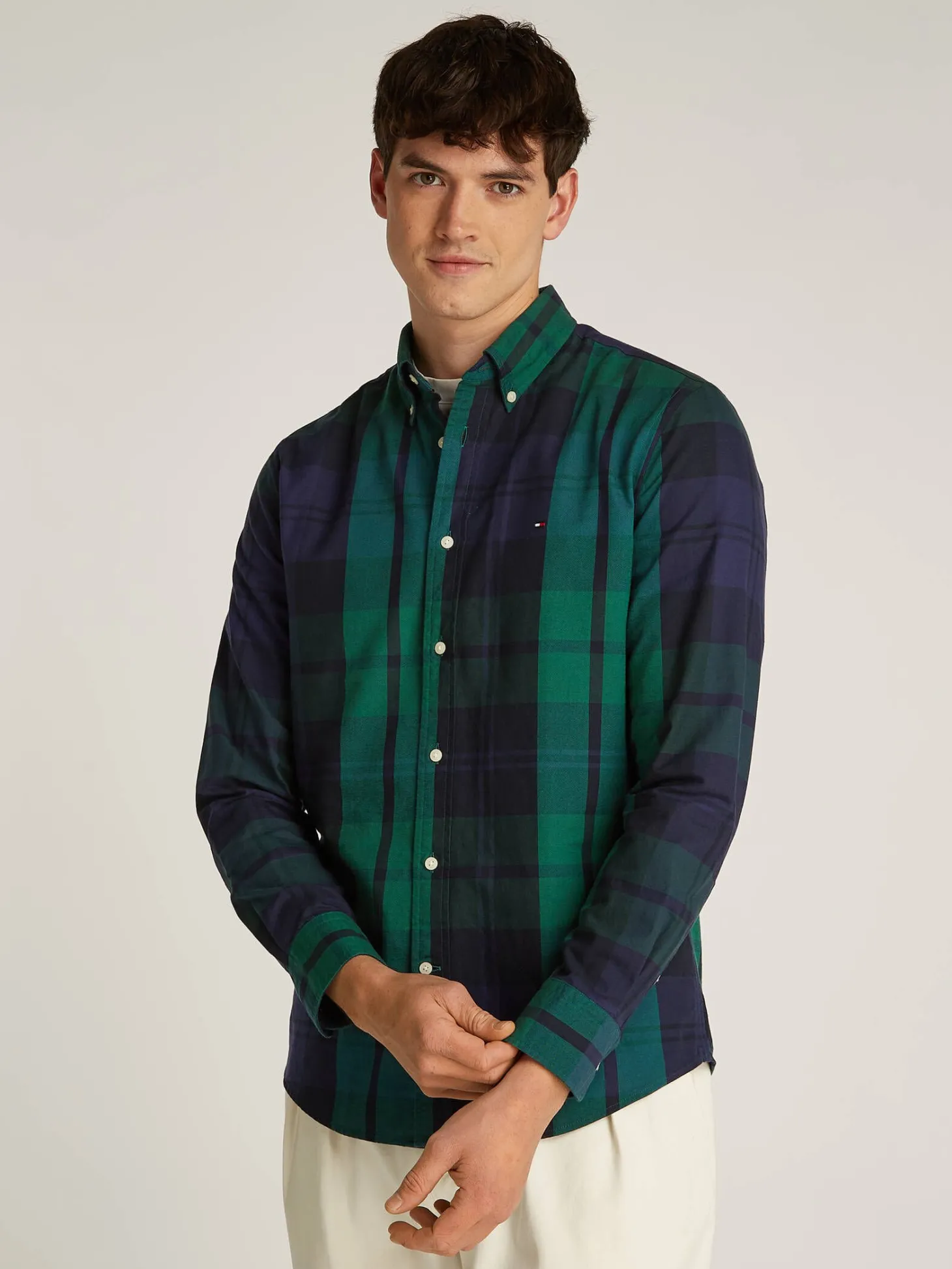 Herren Freizeithemd OXFORD BLACKWATCH Regular Fit