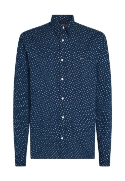 Herren Hemd aus Baumwolle FLEX POPLIN AOP SF SHIRT Slim Fit