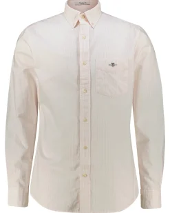 Herren Hemd aus Baumwolle OXFORD BANKER STRIPE Regular Fit