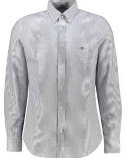 Herren Hemd aus Baumwolle OXFORD BANKER STRIPE Regular Fit