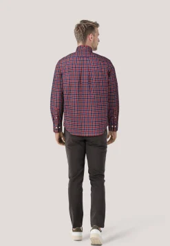 Herren Hemd aus Baumwolle REG CLASSIC POPLIN CHECK Regular Fit