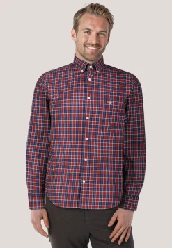 Herren Hemd aus Baumwolle REG CLASSIC POPLIN CHECK Regular Fit