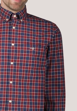 Herren Hemd aus Baumwolle REG CLASSIC POPLIN CHECK Regular Fit