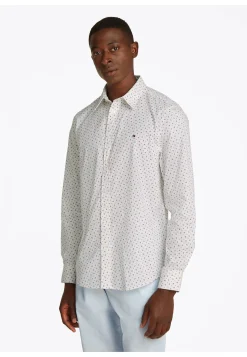 Herren Hemd aus Baumwolle FLEX POPLIN AOP SF SHIRT Slim Fit