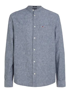 Herren Hemd aus Baumwoll-Leinenmischung MAO LINEN BLEND SHIRT Regular Fit