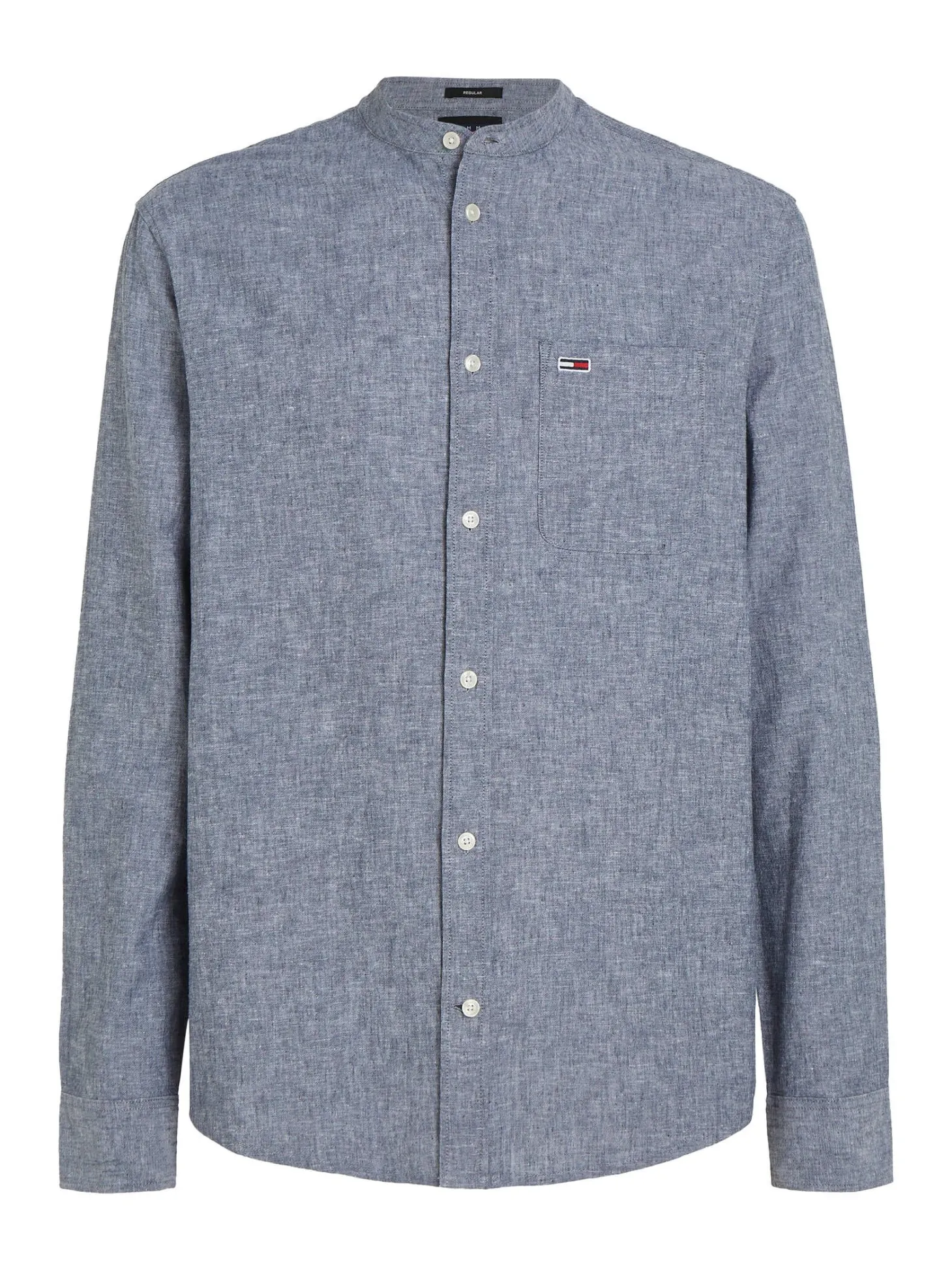 Herren Hemd aus Baumwoll-Leinenmischung MAO LINEN BLEND SHIRT Regular Fit