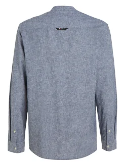 Herren Hemd aus Baumwoll-Leinenmischung MAO LINEN BLEND SHIRT Regular Fit