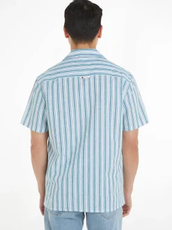 Herren Hemd aus Baumwoll-Leinenmix Regular Fit Kurzarm