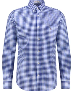 Herren Hemd aus Baumwoll-Popeline GINGHAM Regular Fit
