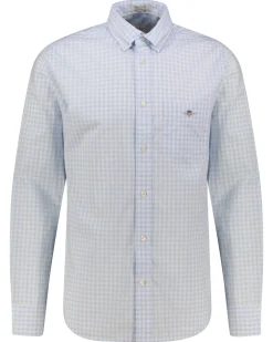 Herren Hemd aus Baumwoll-Popeline GINGHAM Regular Fit