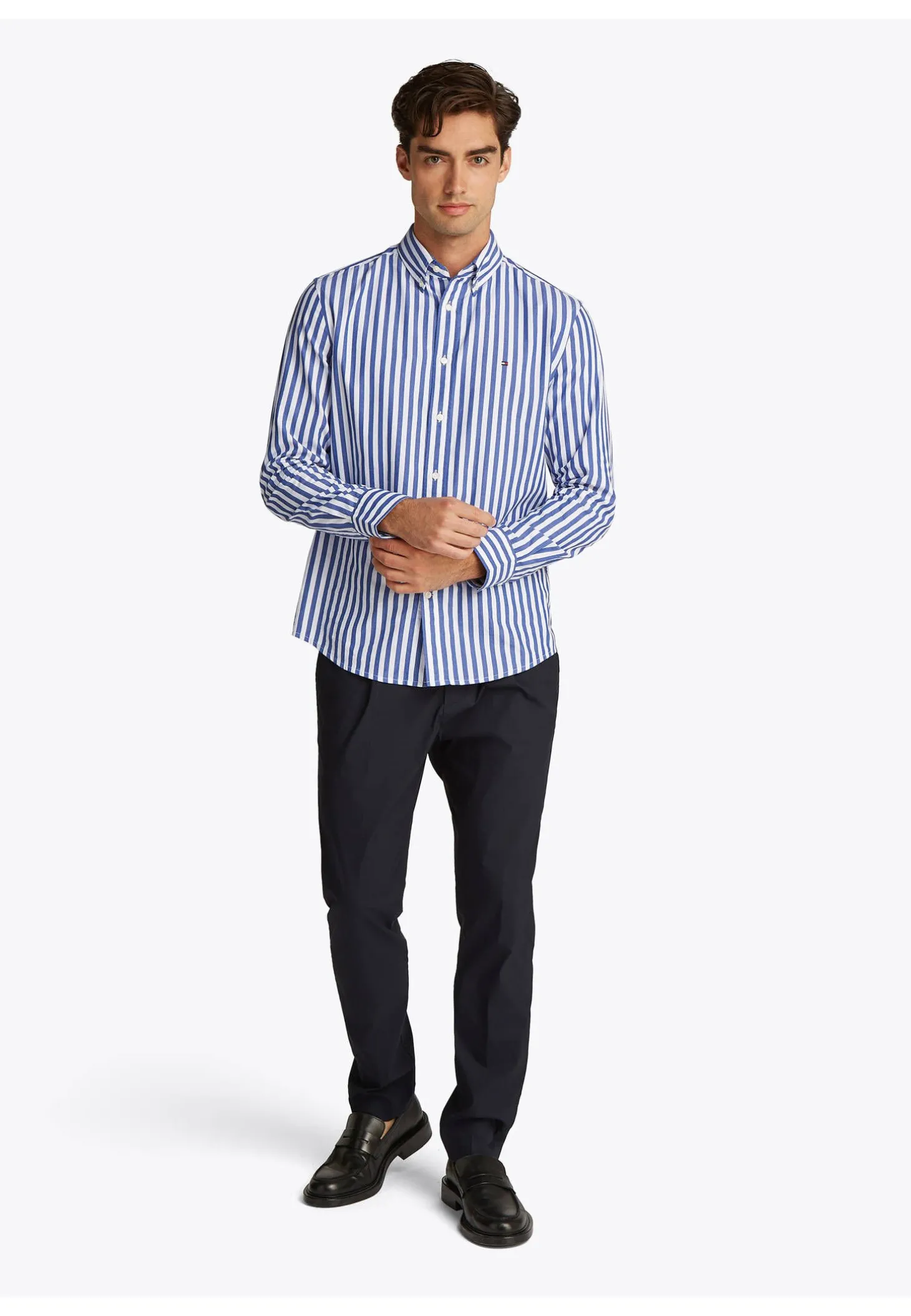 Herren Hemd aus Baumwoll-Popeline Regular Fit