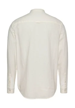 Herren Hemd aus Bio-Baumwolle und Leinen TJM LINEN MIX BAND COLLAR SHIRT