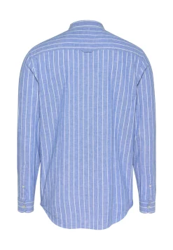 Herren Hemd aus Bio-Baumwolle und Leinen TJM LINEN MIX BND STP SHRT EXT