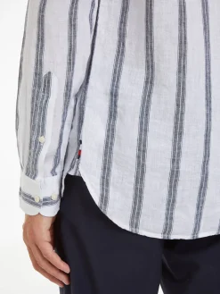 Herren Hemd aus Leinen TRIPLE STRIPE SHIRT Regular Fit