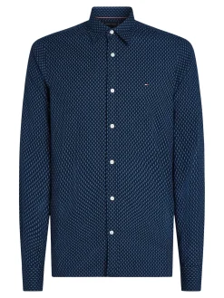 Herren Hemd BRUSHED PRINT SF SHIRT Slim Fit